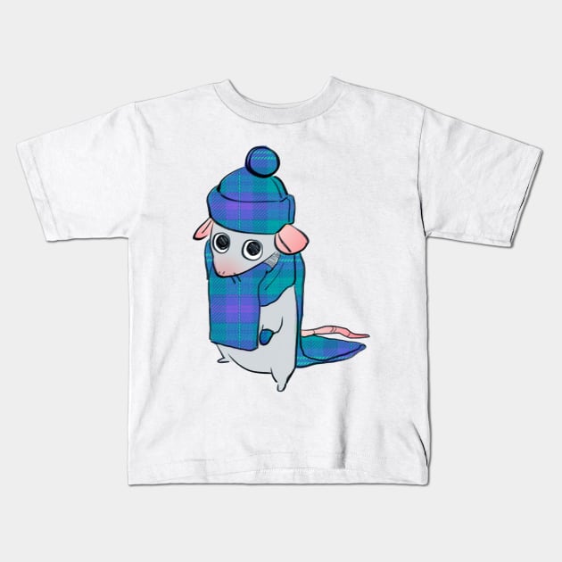 Rat in a Hat Kids T-Shirt by Cute